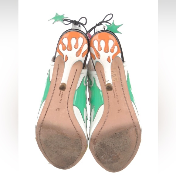 SOPHIA WEBSTER Arty Party paint splatter booties